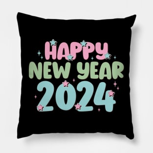 Happy New Year 2024 Pillow