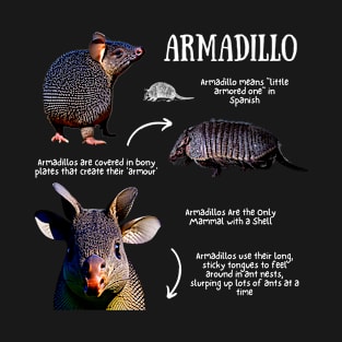 Armadillo Fun Facts T-Shirt