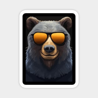 Bear with Sunglasses Magnet