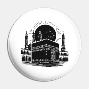 holy kaaba - mecca V2 Pin