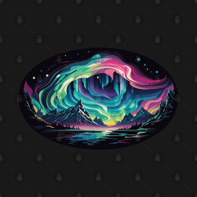 aurora borealis by vaporgraphic