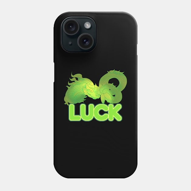 Luck Wish 2024 Chinese Dragon Green Phone Case by WiliamGlowing