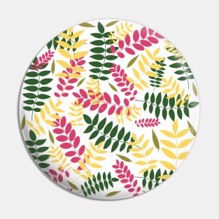 Joyful pastel leaves pattern Pin