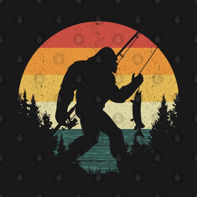 Bigfoot Fishing by Tesszero