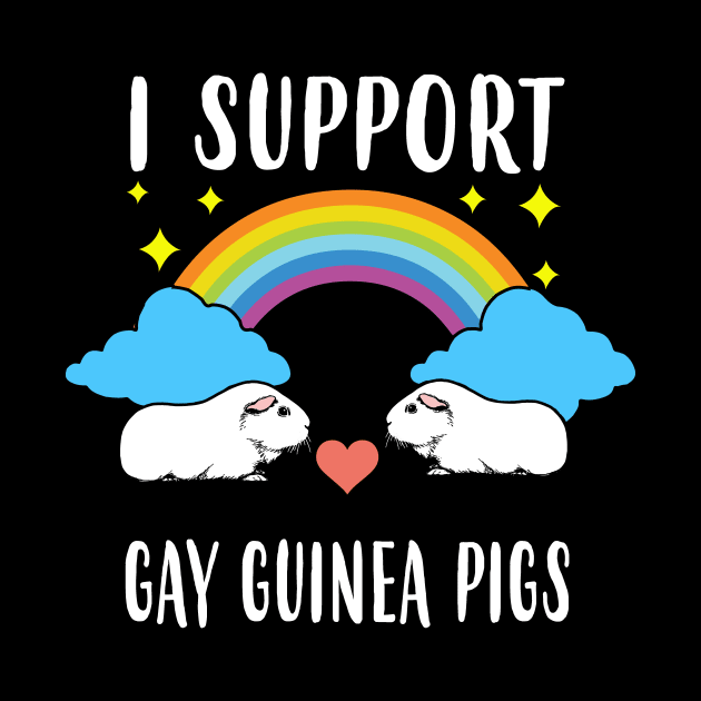 I Support Gay Guinea Pigs LGBT Pride by ROMANSAVINRST