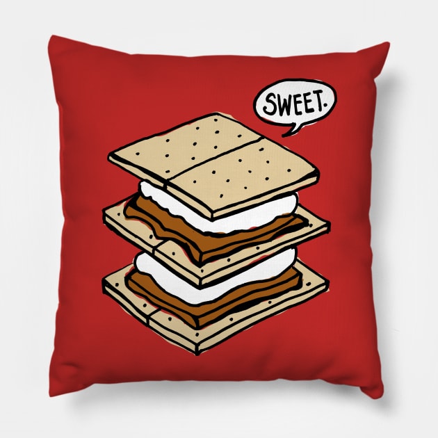 Sweet! Pillow by AnnieRiker