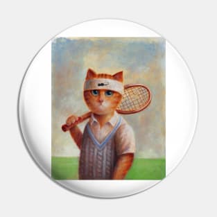 Tennis Cat Pin