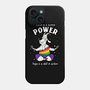 Goat yoga Phone Case