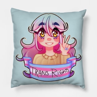 Trans Rights Pillow