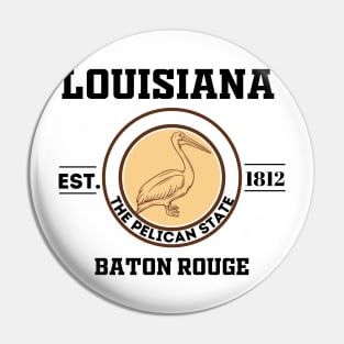 Louisiana state Pin