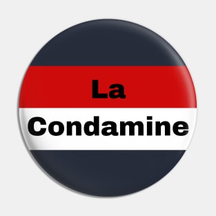 La Condamine City in Monaco Flag Pin