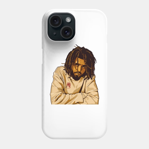 j cole Phone Case by bikonatics