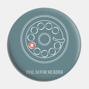 Dial M for Murder - Alternative Movie Poster Pin