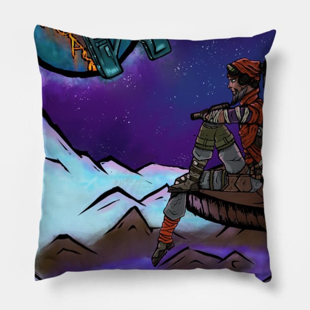 Mordecai the Hunter Pillow by VEX_TION