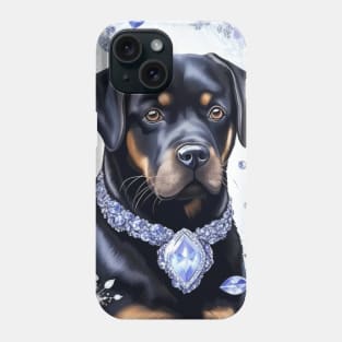 Rottweiler print Phone Case