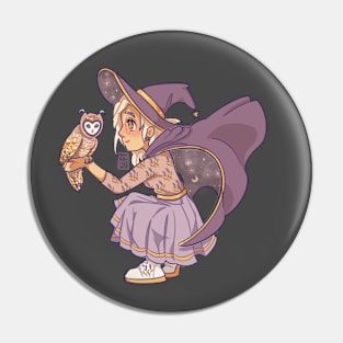 Lavender Witch Pin