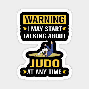 Warning Judo Magnet