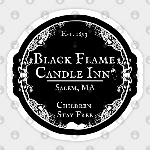 Sanderson Sisters Halloween Black Flame Candle Inn Bed Breakfast Tee Hocus  Pocus Funny Fall Casual