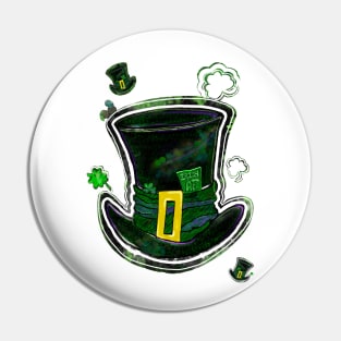 Leprechaun hat Irish AF Pin