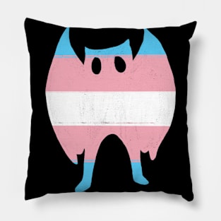 Mothman trans pride Pillow