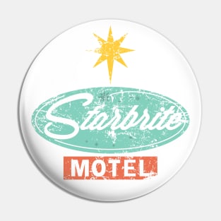 American Gods Starbrite Motel (washed out and weathered) Pin