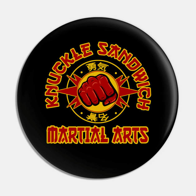 Knuckle Sandwich Martial Arts Pin by SimonBreeze