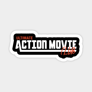 Ultimate Action Movie Club - UAMC Text Logo Magnet