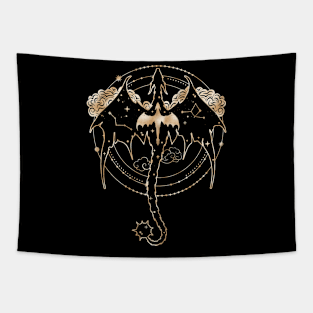 Fourth Wing - Tairn and Andarna - Bookish Fantasy Dragons Tapestry