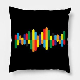 Colorful Column Chart Pillow
