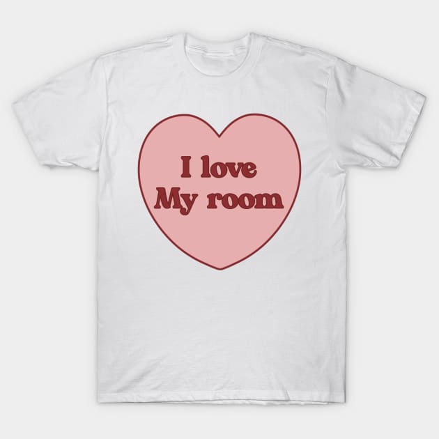 I love my room heart aesthetic dollette coquette pink red - Girl