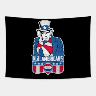 New Jersey Americans Basketball Tapestry