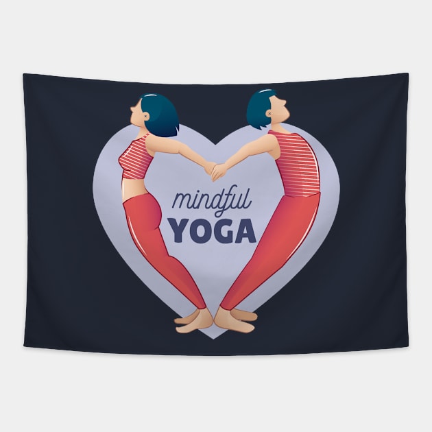 Yoga lover clothes gift for fitness and gym Tapestry by Midoart