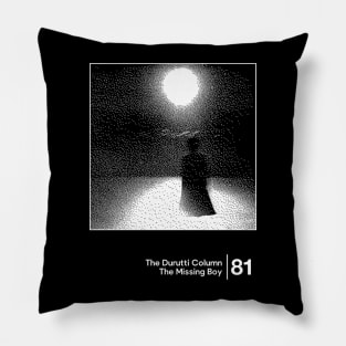 The Durutti Column / Minimal Graphic Design Tribute Pillow