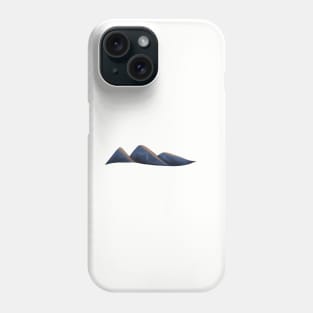 Blue Mountains at Sunset Phone Case