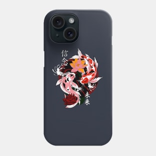 Yakuza Japanese tattoos, koi fish pond, floral water original Phone Case