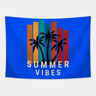 Colorful Summer Vibes Illustrated,best summer Tapestry