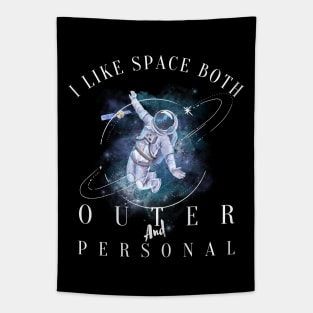 i like space both outer and personal Tapestry