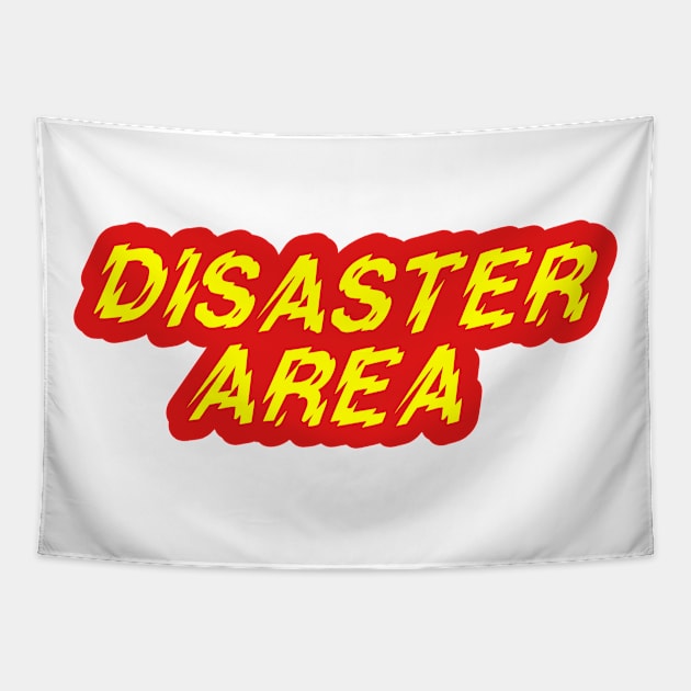 Disaster Area Logo Tapestry by Stupiditee