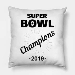 super bowl champions 2019 Pillow