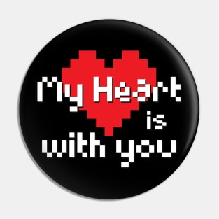 Gamer in Love Happy Valentine’s Day Design Pin