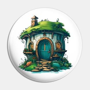 A Hobbit House Pin