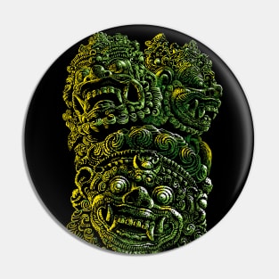 Mayan Statue Pin