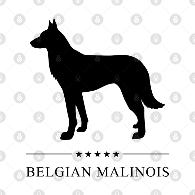 Belgian Malinois Black Silhouette by millersye