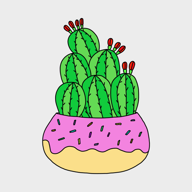 Cute Cactus Design #96: Growing Competition Cactuses by DreamCactus