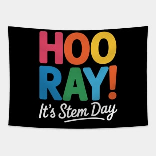 Hooray It's STEM Day Teacher Specials Squad Back To School Tapestry