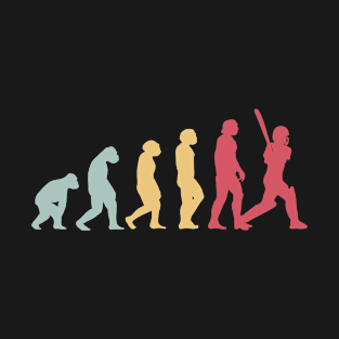 Cricket Evolution Vintage Retro Gift T-Shirt