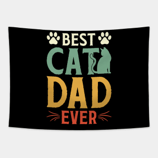 Best Cat Dad Ever Tapestry