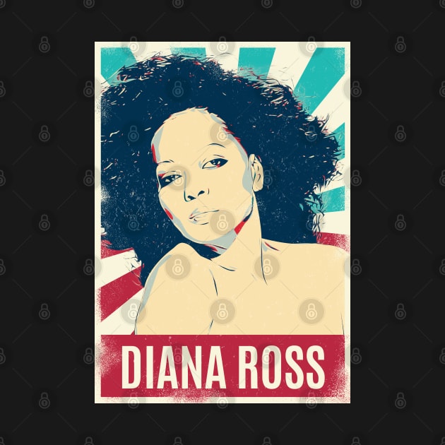 Vintage Retro Diana Ross by Bengkel Band