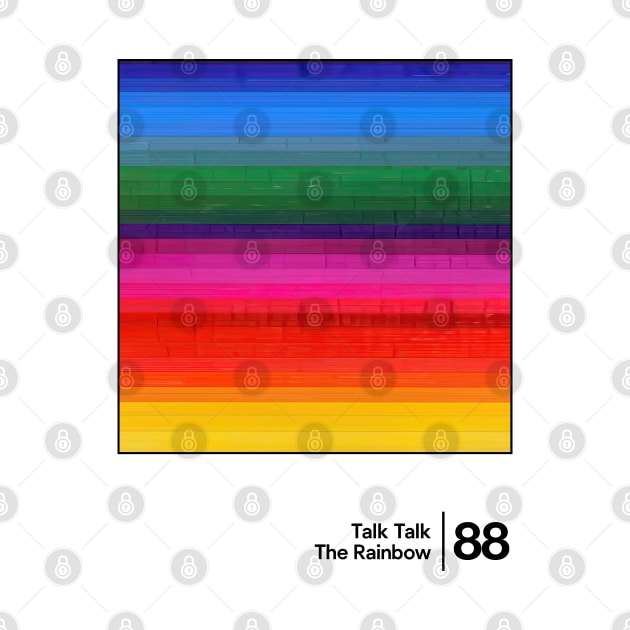 The Rainbow / Minimal Style Graphic Artwork Design by saudade