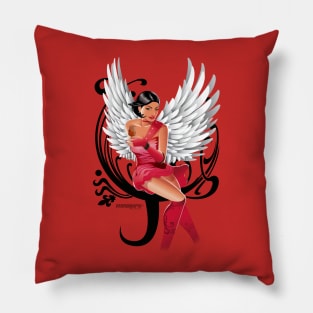 Red Angel Pillow